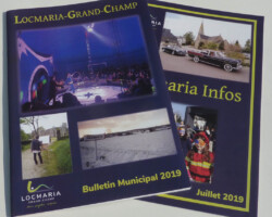 bulletin municipal Locmaria-Grand-Champ : mise en page et l'impression